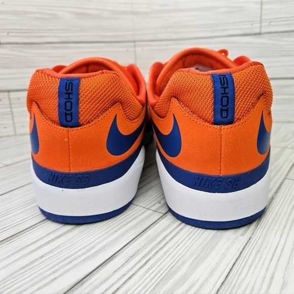 Nike SB Isod Wair Premium Skate Shoes in Orange Black and Blue Jay Size 12 NWOB - Picture 5 of 14